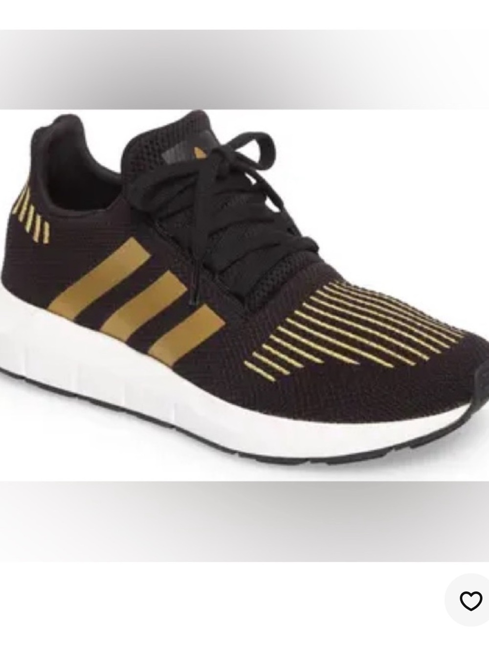 adidas Black & Gold Athletic Sneakers